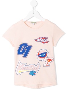 Kenzo Kids футболка с принтом логотипа
