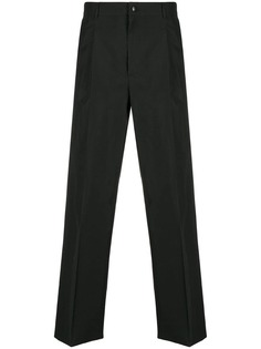 Valentino брюки широкого кроя с логотипом