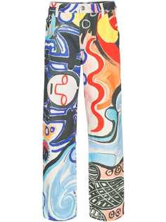 Charles Jeffrey Loverboy джинсы прямого кроя с принтом