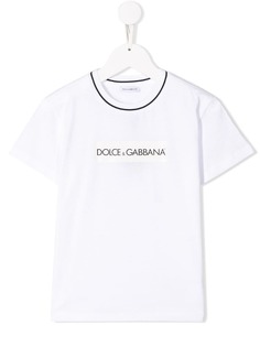 Dolce & Gabbana Kids футболка с логотипом
