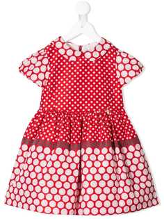 Simonetta платье с узором в горох