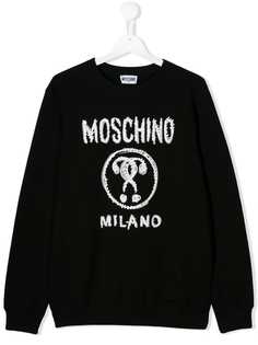 Moschino Kids толстовка с логотипом