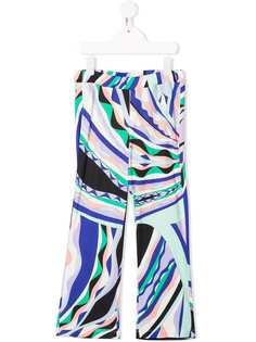 Emilio Pucci Junior брюки с геометричным принтом