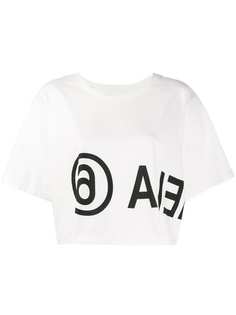 Mm6 Maison Margiela футболка с логотипом