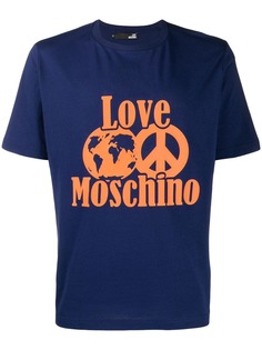 Love Moschino футболка World Peace