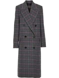 Burberry пальто строгого кроя в клетку Prince of Wales