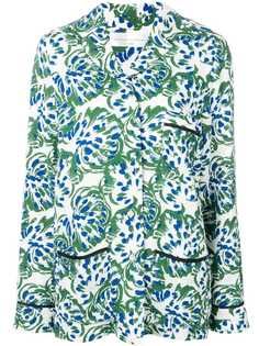 Victoria Victoria Beckham пижамная рубашка с цветочным принтом