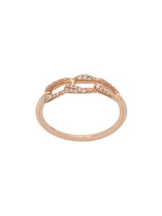Astley Clarke 14kt rose gold mini Vela diamond ring