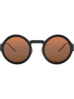 Dolce & Gabbana Eyewear солнцезащитные очки в круглой оправе