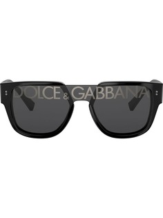 Dolce & Gabbana Eyewear солнцезащитные очки-авиаторы с логотипом