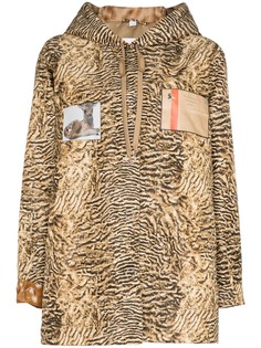 Burberry легкая куртка с тигровым принтом