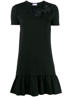 Red Valentino платье с аппликацией