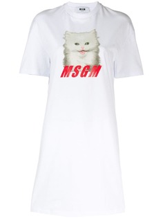 MSGM платье-футболка
