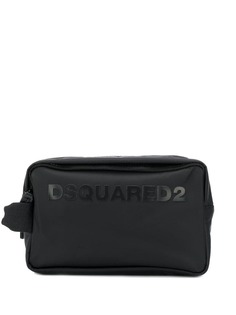 Dsquared2 несессер с нашивкой-логотипом