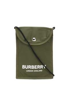Burberry чехол для телефона со шнурком на шею и логотипом