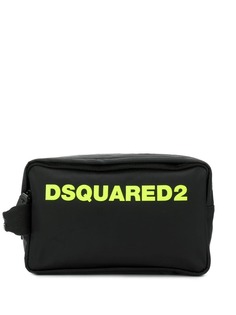 Dsquared2 несессер с нашивкой-логотипом