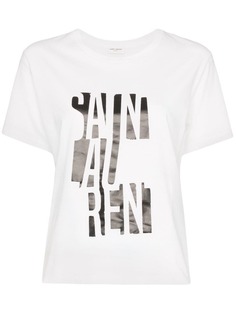 Saint Laurent футболка с логотипом