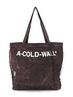 A-Cold-Wall* сумка-шопер с эффектом потертости