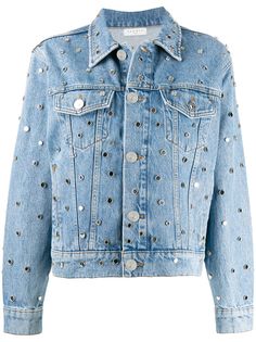 Sandro Paris декорированная джинсовая куртка