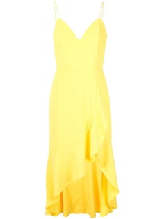 Alice+Olivia платье миди Cobi с оборками
