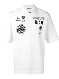 McQ Alexander McQueen рубашка-поло Swallow