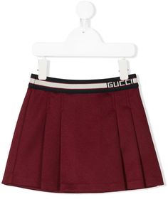 Gucci Kids юбка с поясом с логотипом