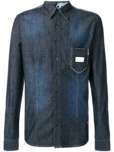 Philipp Plein рубашка в джинсовом стиле
