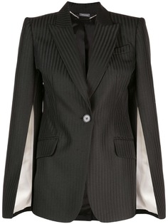 Alexander McQueen блейзер в тонкую полоску