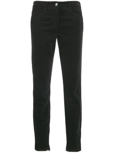 Luisa Cerano велюровые брюки скинни