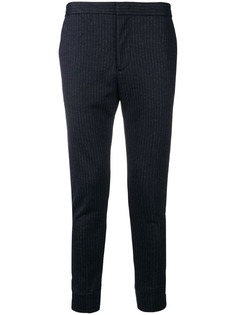Emporio Armani зауженные брюки в полоску