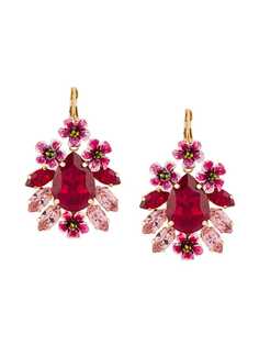 Dolce & Gabbana серьги с подвесками и декором из кристаллов