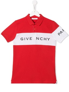 Givenchy Kids рубашка-поло с логотипом