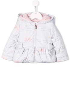 Lapin House пуховик с бантами