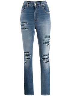 Just Cavalli джинсы с эффектом потертости