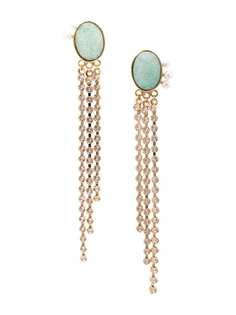 Magda Butrym серьги-подвески Kiwi