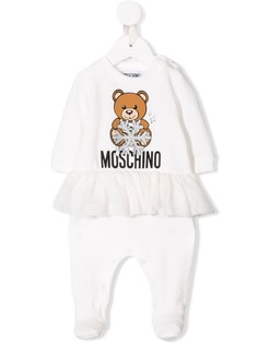 Moschino Kids комбинезон для новорожденного Teddy Bear