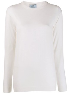 Prada джемпер с круглым вырезом