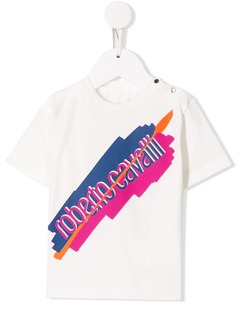 Roberto Cavalli Junior футболка с логотипом