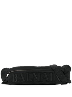 Balmain большая поясная сумка с вышитым логотипом