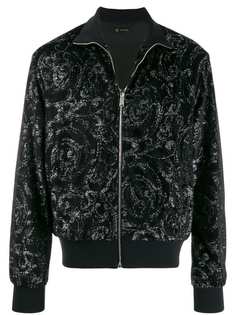 Versace бомбер с декором Baroque