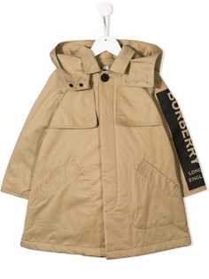 Burberry Kids парка с логотипом