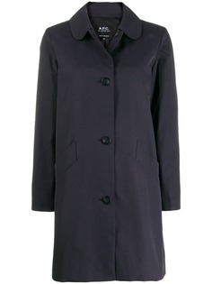 A.P.C. пальто на пуговицах
