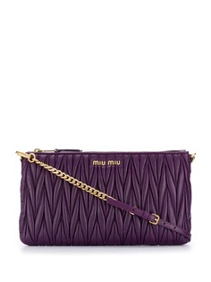 Miu Miu стеганый клатч