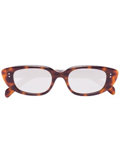 Celine Eyewear солнцезащитные очки в оправе кошачий глаз черепаховой расцветки