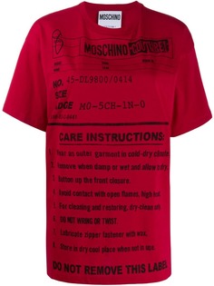 Moschino футболка с принтом