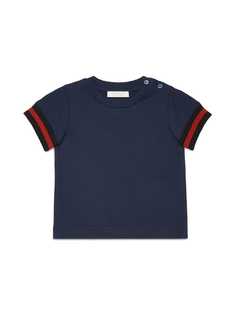 Gucci Kids футболка Baby с полоской Web