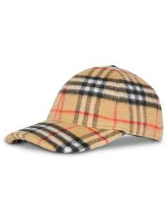 Burberry бейсбольная кепка в клетку Vintage Check
