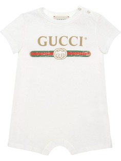Gucci Kids пижама с логотипом Gucci