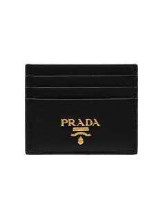 Prada футляр для карт с логотипом