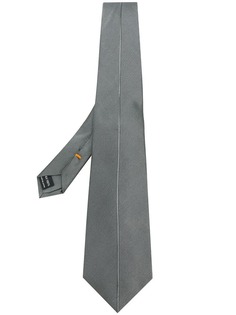 YOHJI YAMAMOTO PRE-OWNED классический галстук в рубчик